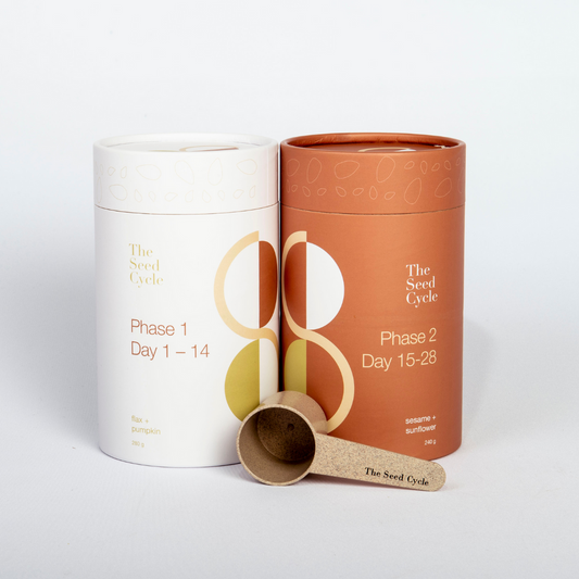 the seed cycle phase 1 and phase 2 with daily scoop